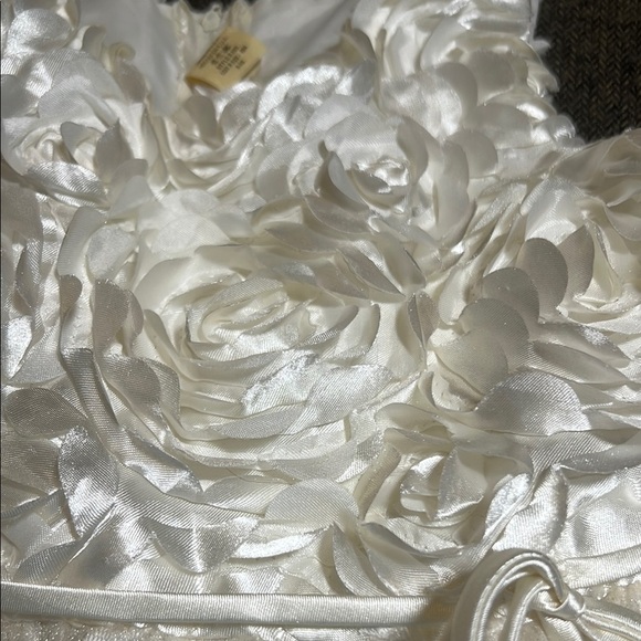 Girl's Flower Girl Wedding Dress sz 9-10 EUC - Picture 5 of 13